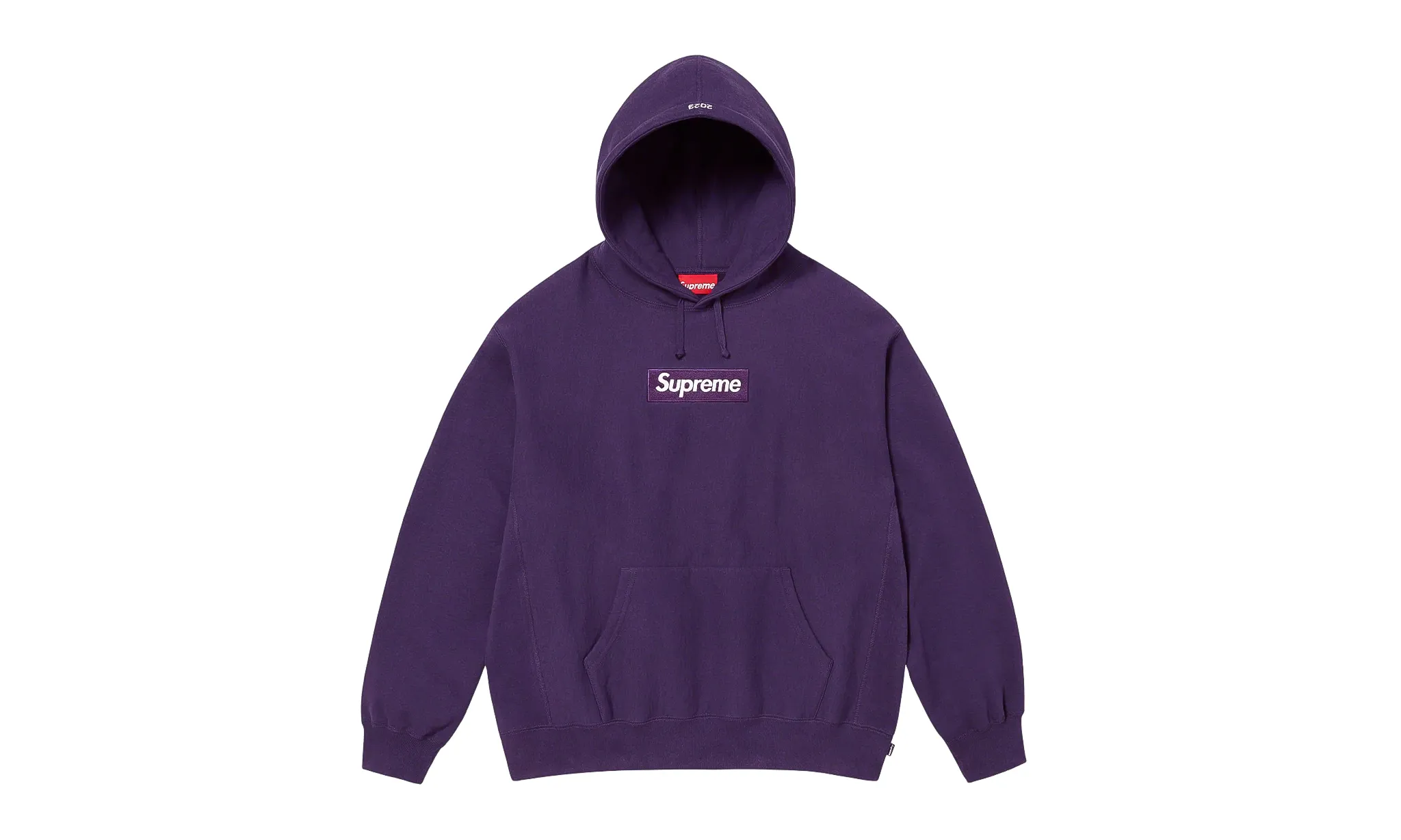 Supreme Box Logo Hooded Sweatshirt Dark Purple (FW23) | OVERCEZ