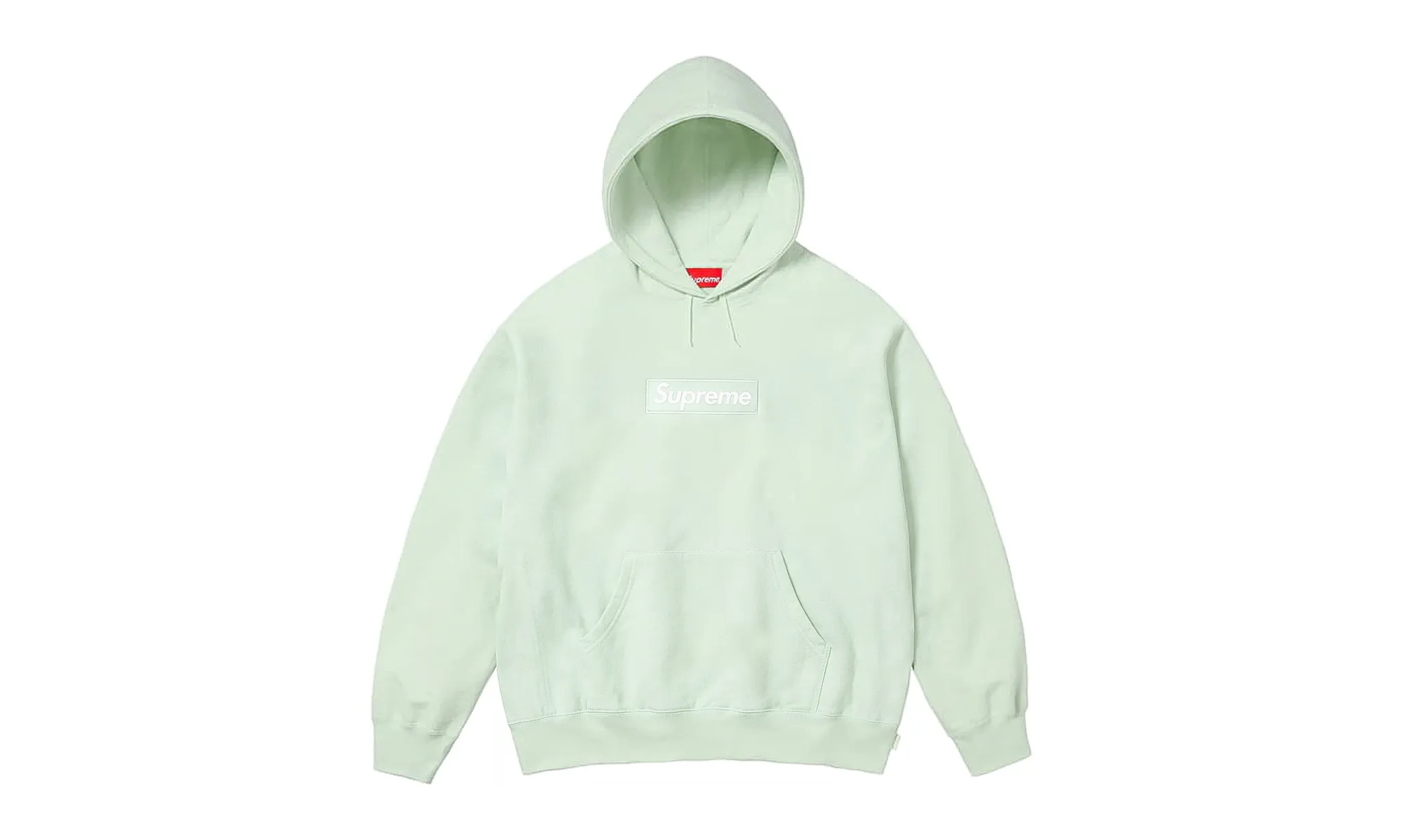 Supreme Box Logo Hooded Sweatshirt Light Green (FW23) | OVERCEZ