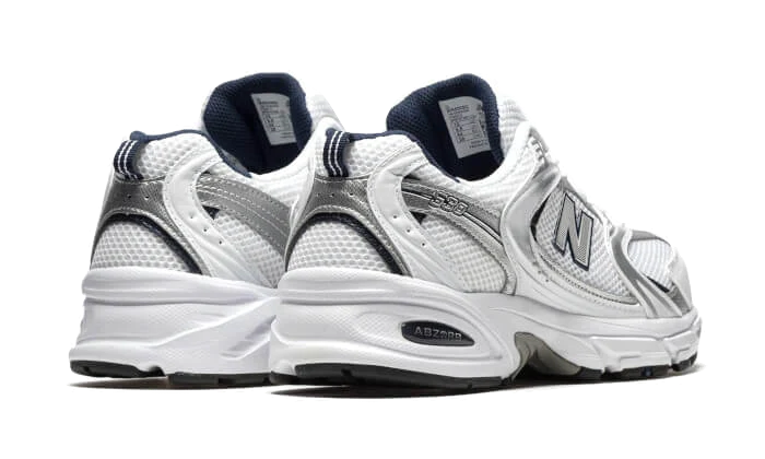 New Balance 530 White Silver Navy | OVERCEZ