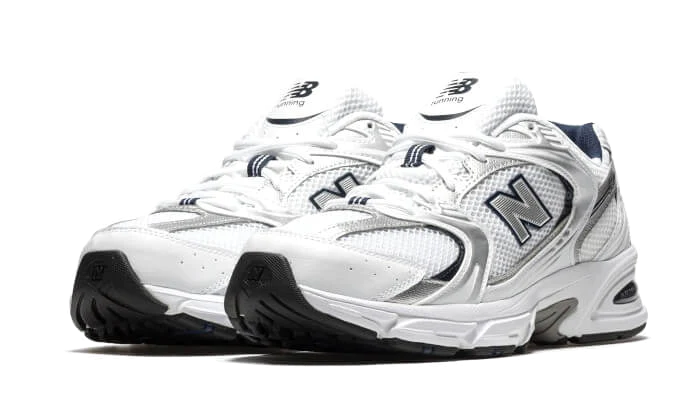 New Balance 530 White Silver Navy | OVERCEZ