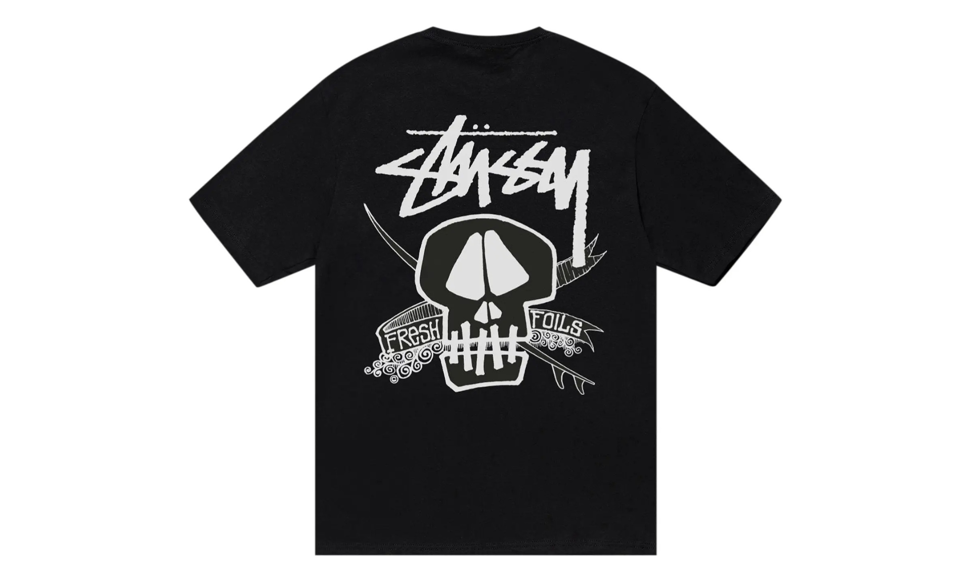 Stussy Fresh Foils Tee Black | OVERCEZ
