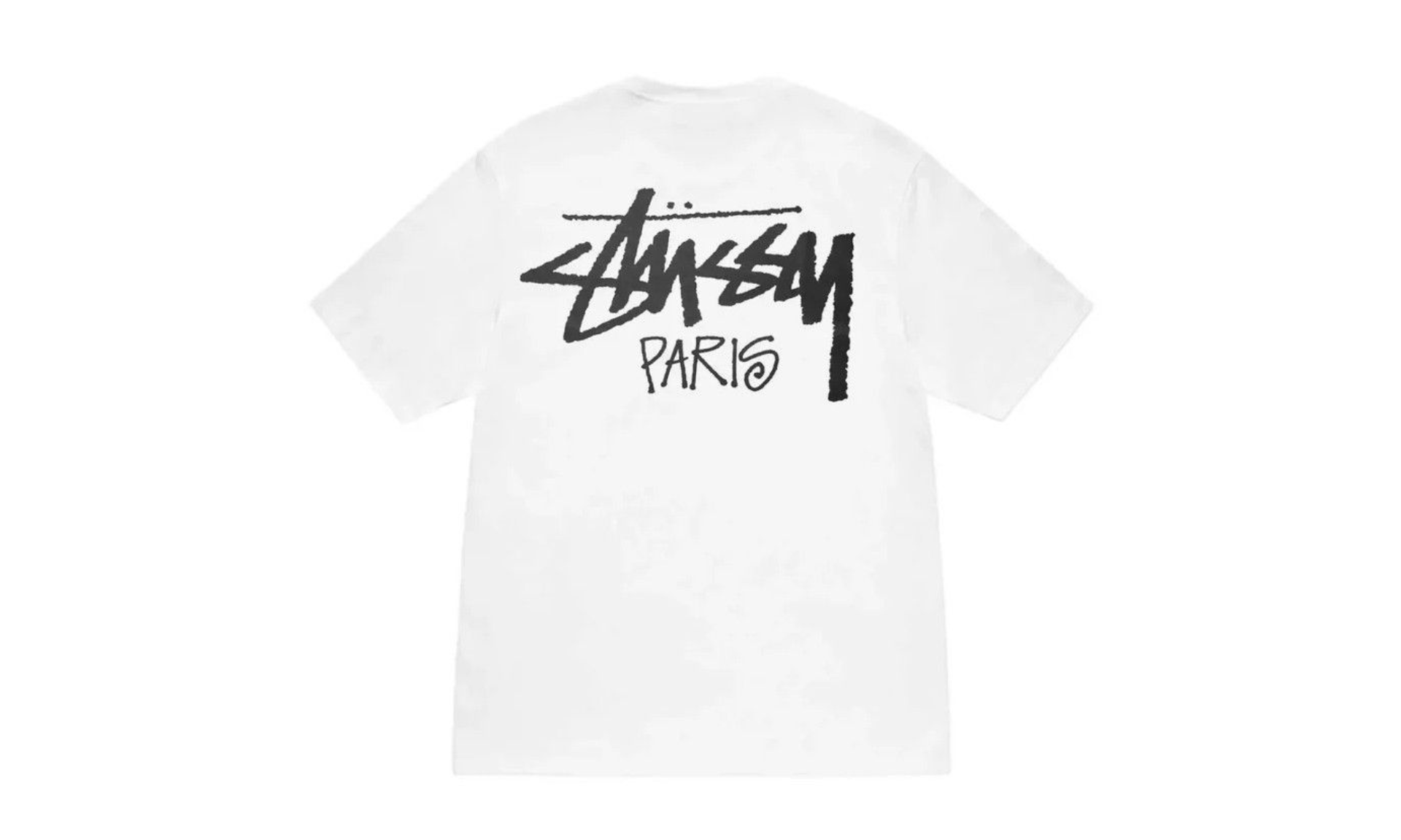 Stussy Stock Paris Tee White | OVERCEZ