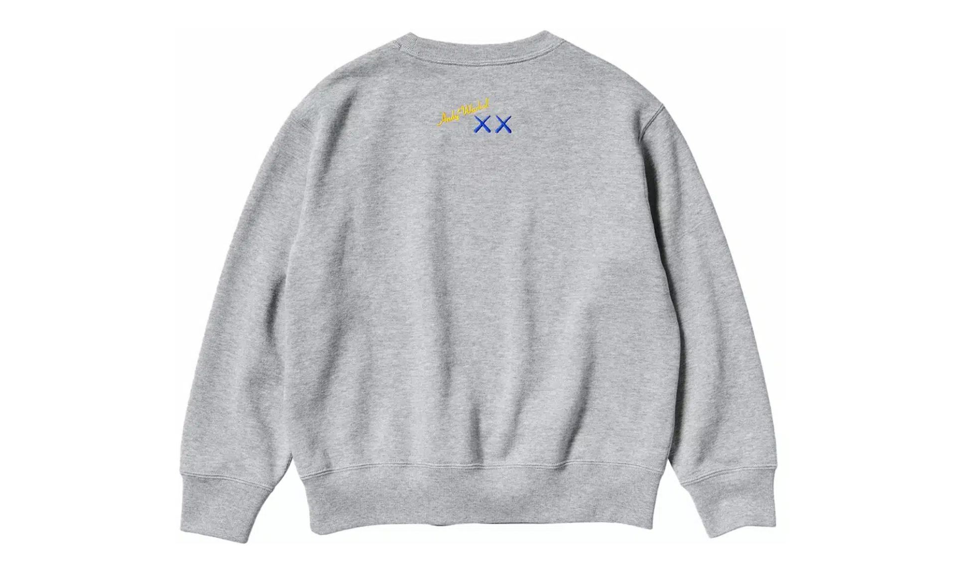 KAWS x Uniqlo Warhol Graphic Sweatshirt Gray | OVERCEZ