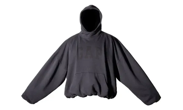 Yeezy Gap Balenciaga Dove Hoodie Washed Black LAA | OVERCEZ