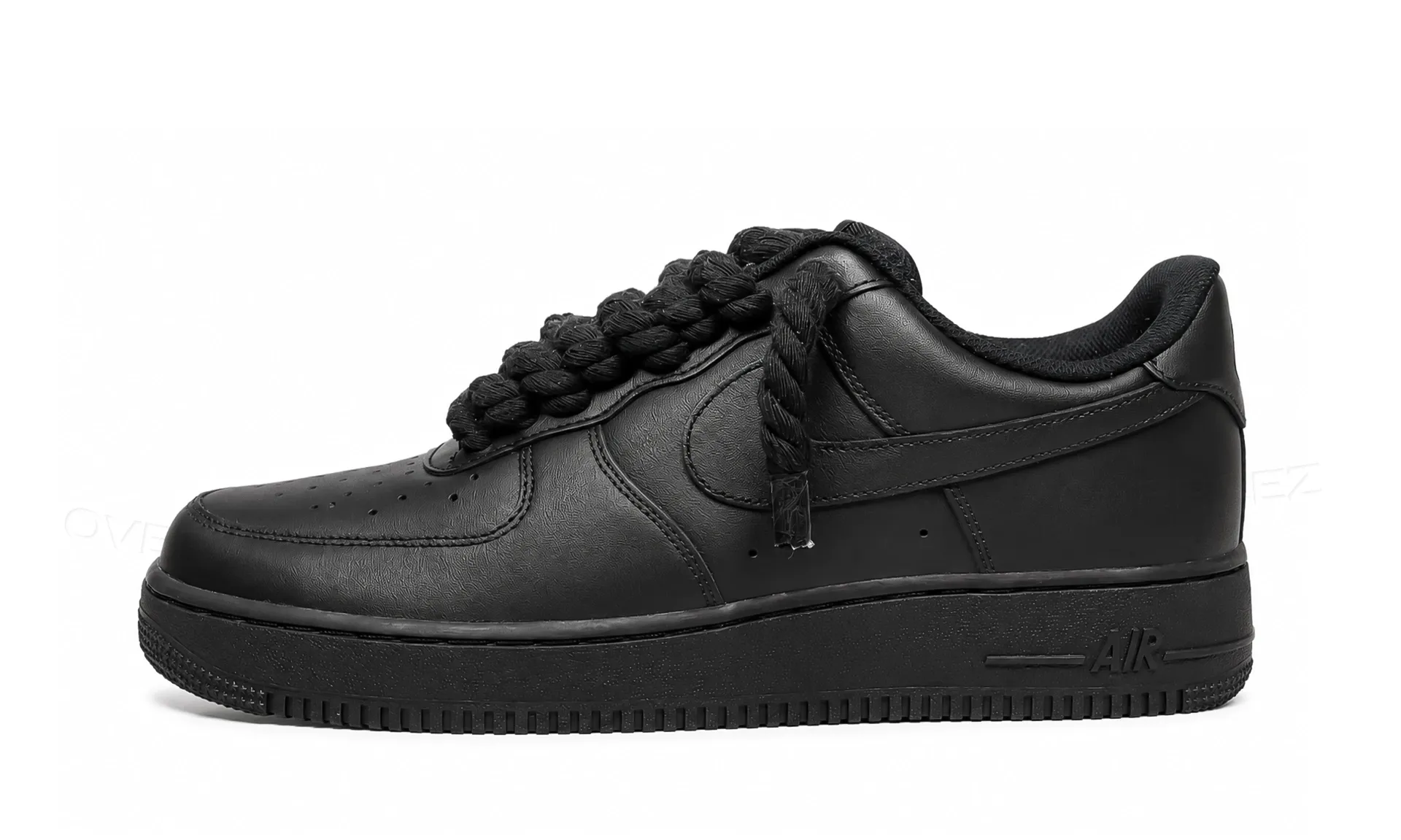 Nike Air Force 1 Low Black Rope Laces