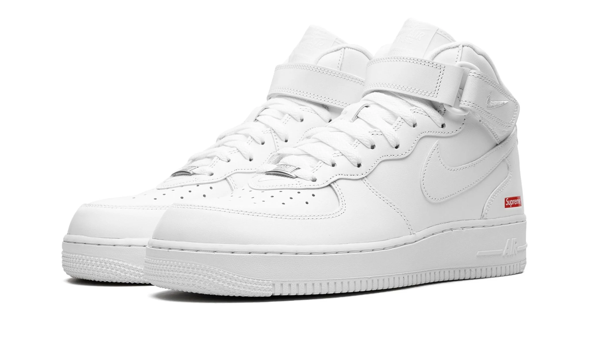 Nike Air Force 1 Mid Supreme White | OVERCEZ