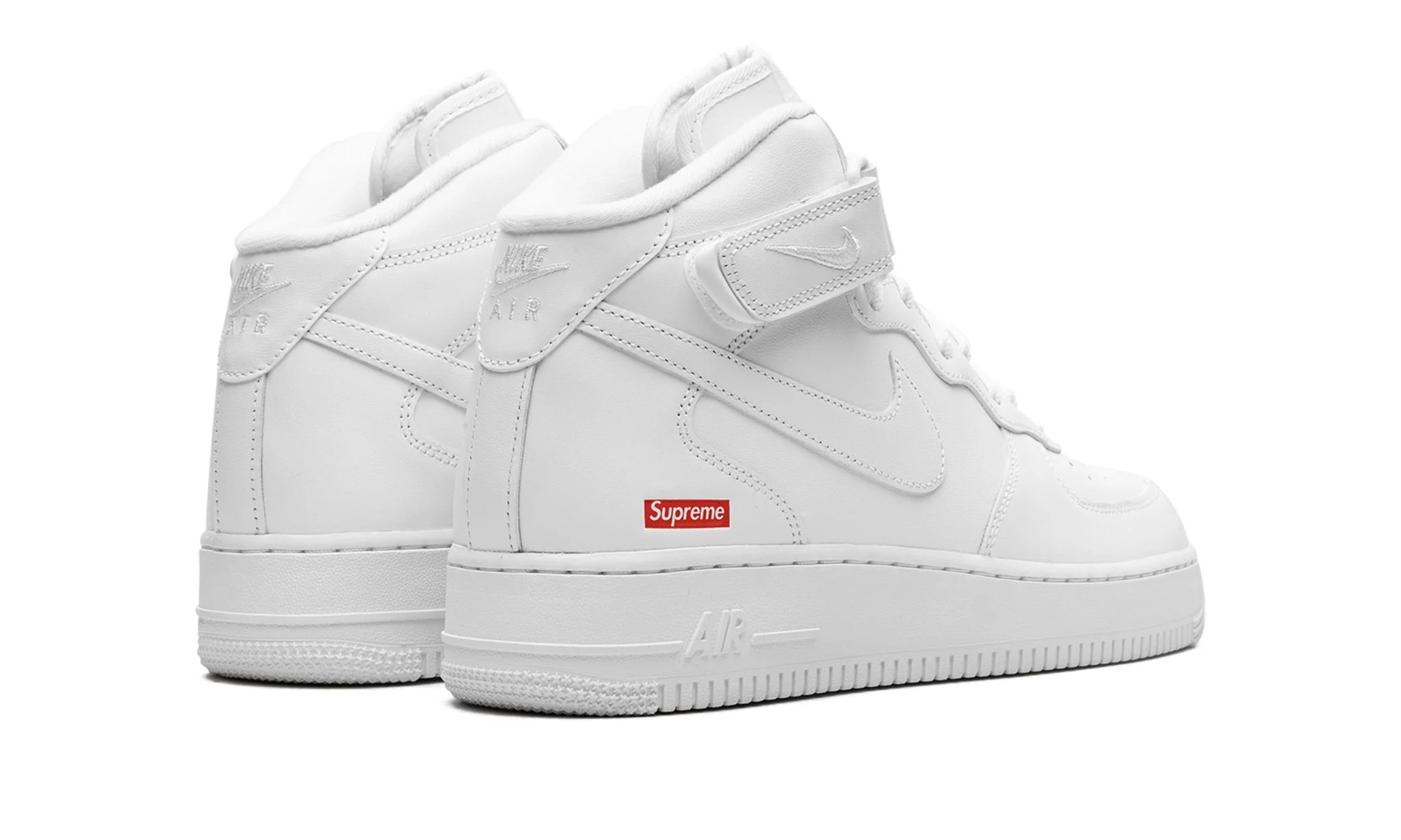 Nike Air Force 1 Mid Supreme White | OVERCEZ