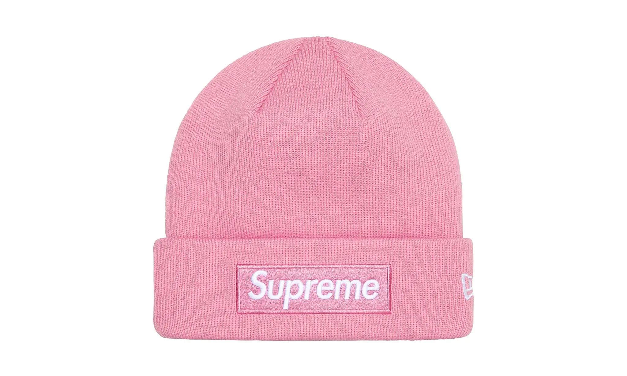 Supreme New Era Box Logo Beanie Pink (FW24) | OVERCEZ