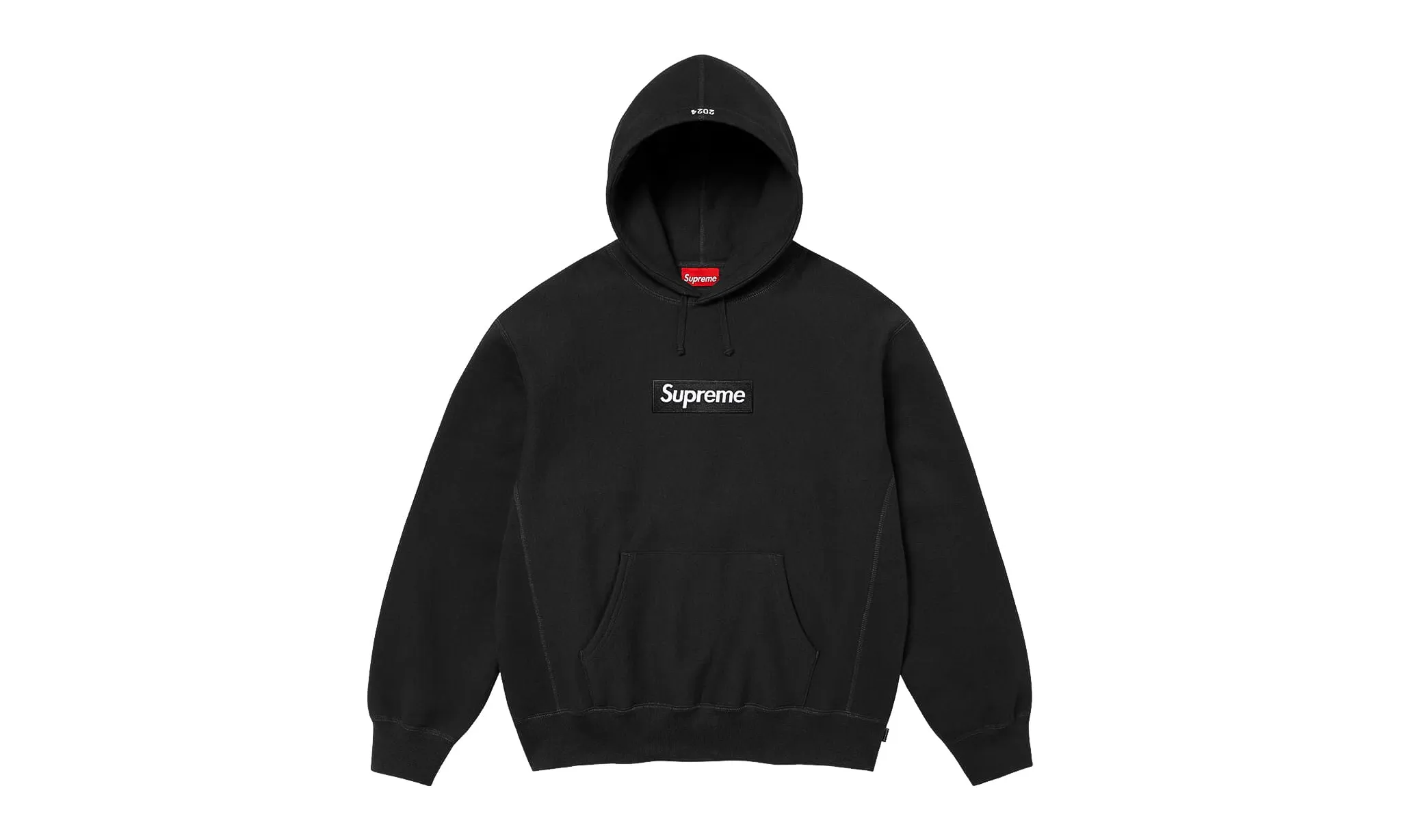 Supreme Box Logo Hooded Sweatshirt Black (FW24) | OVERCEZ