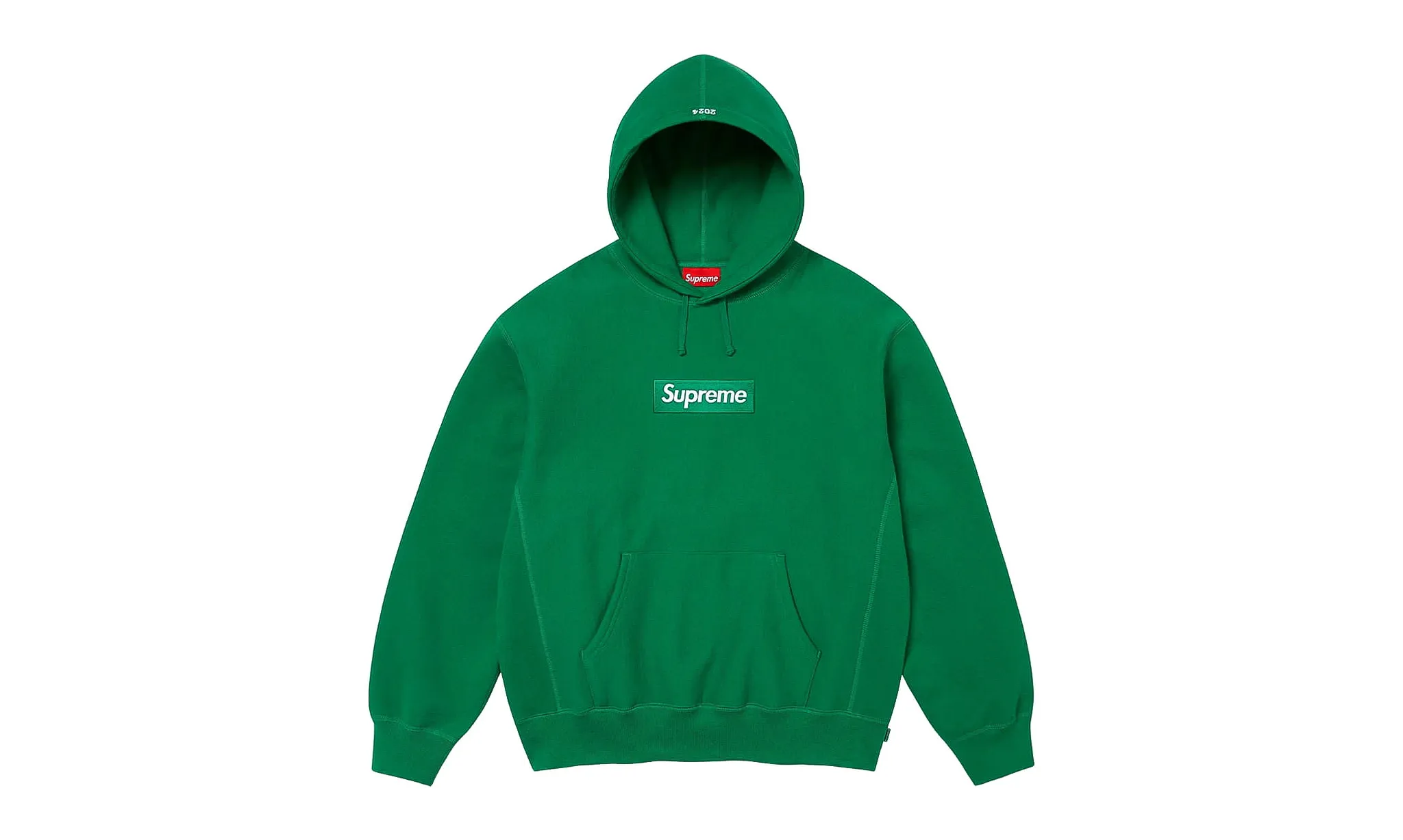 Supreme Box Logo Hooded Sweatshirt Green (FW24) | OVERCEZ