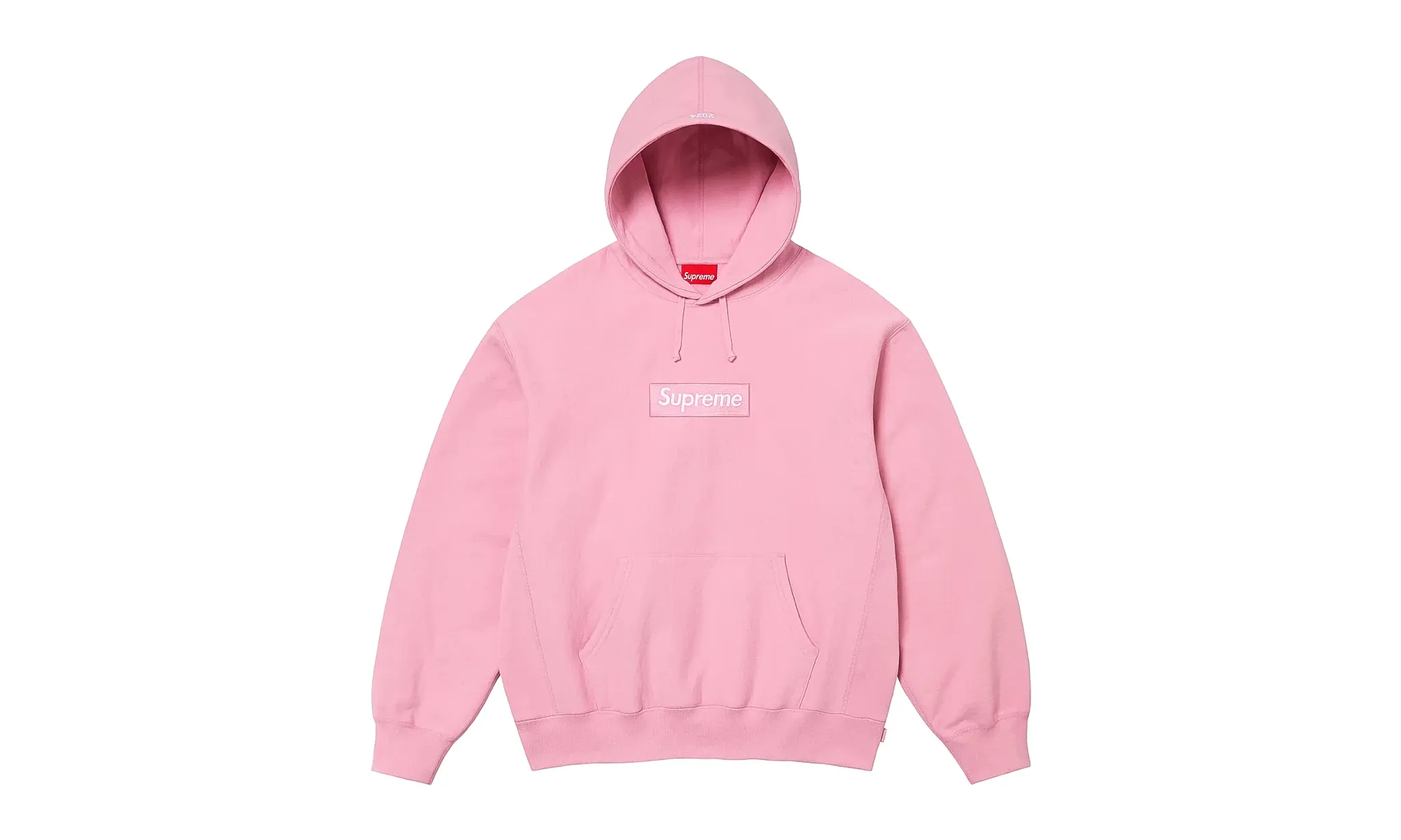 Supreme Box Logo Hooded Sweatshirt Pink (FW24) | OVERCEZ