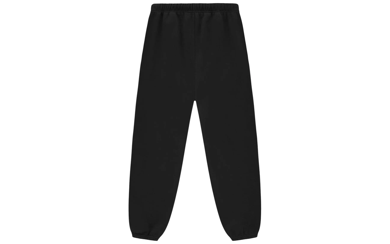 Fear of God Essentials Fleece Essential Sweatpants Black | OVERCEZ