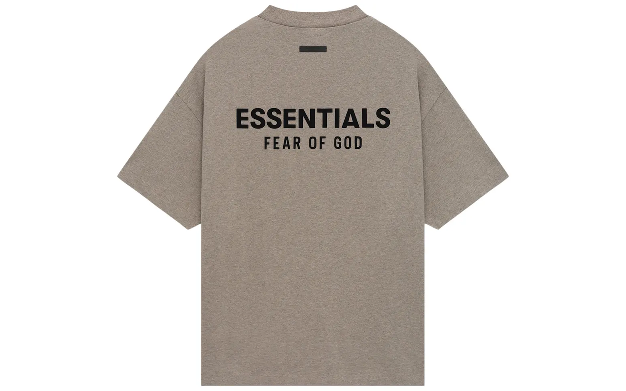 Fear of God Essentials Jersey Crewneck T-Shirt Heather Gray | OVERCEZ