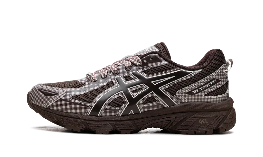 ASICS Gel-Venture 6 Story mfg. Reddish Brown Gingham | OVERCEZ