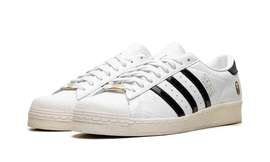 Adidas Superstar Vintage x BAPE White Black | OVERCEZ