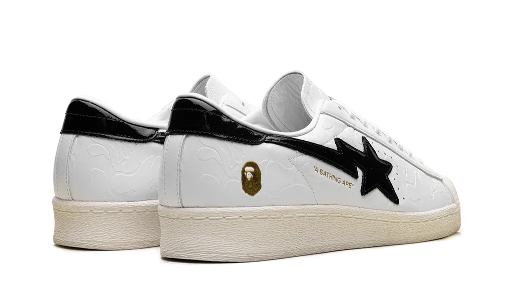Adidas Superstar Vintage x BAPE White Black | OVERCEZ