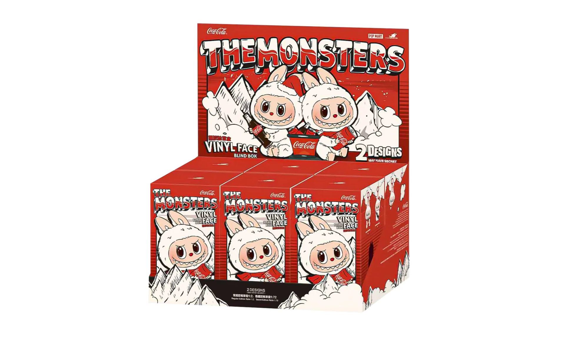 Pop Mart Labubu The Monsters Coca-Cola Vinyl Face (Zestaw 6 szt.)