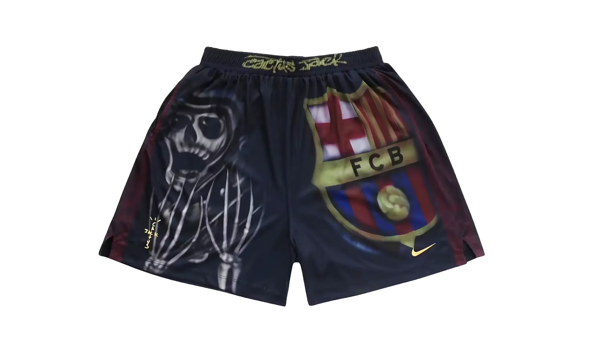 Travis Scott x NIKE x FC Barcelona ショーツ Travis Scott x Nike x FC Barcelona Skeleton Home Shorts Multicolor