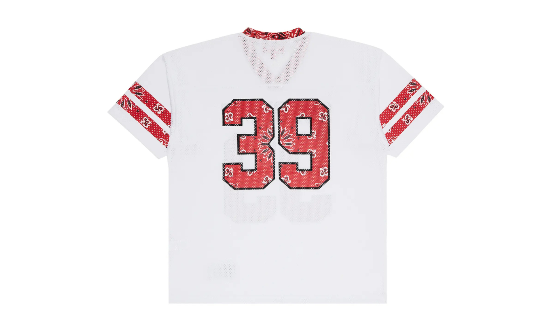 Supreme Bandana Football Jersey White | OVERCEZ