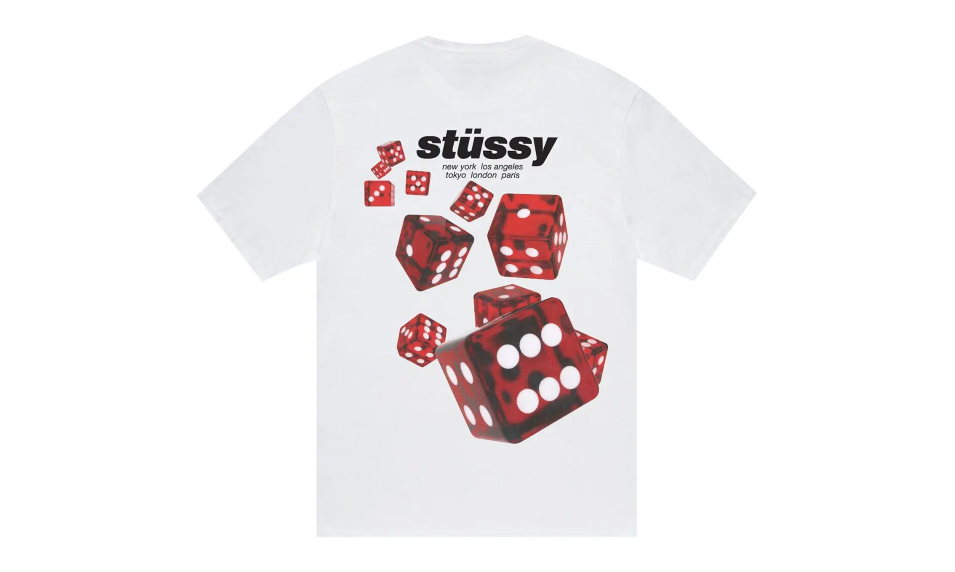 Stussy Rollers Tee White