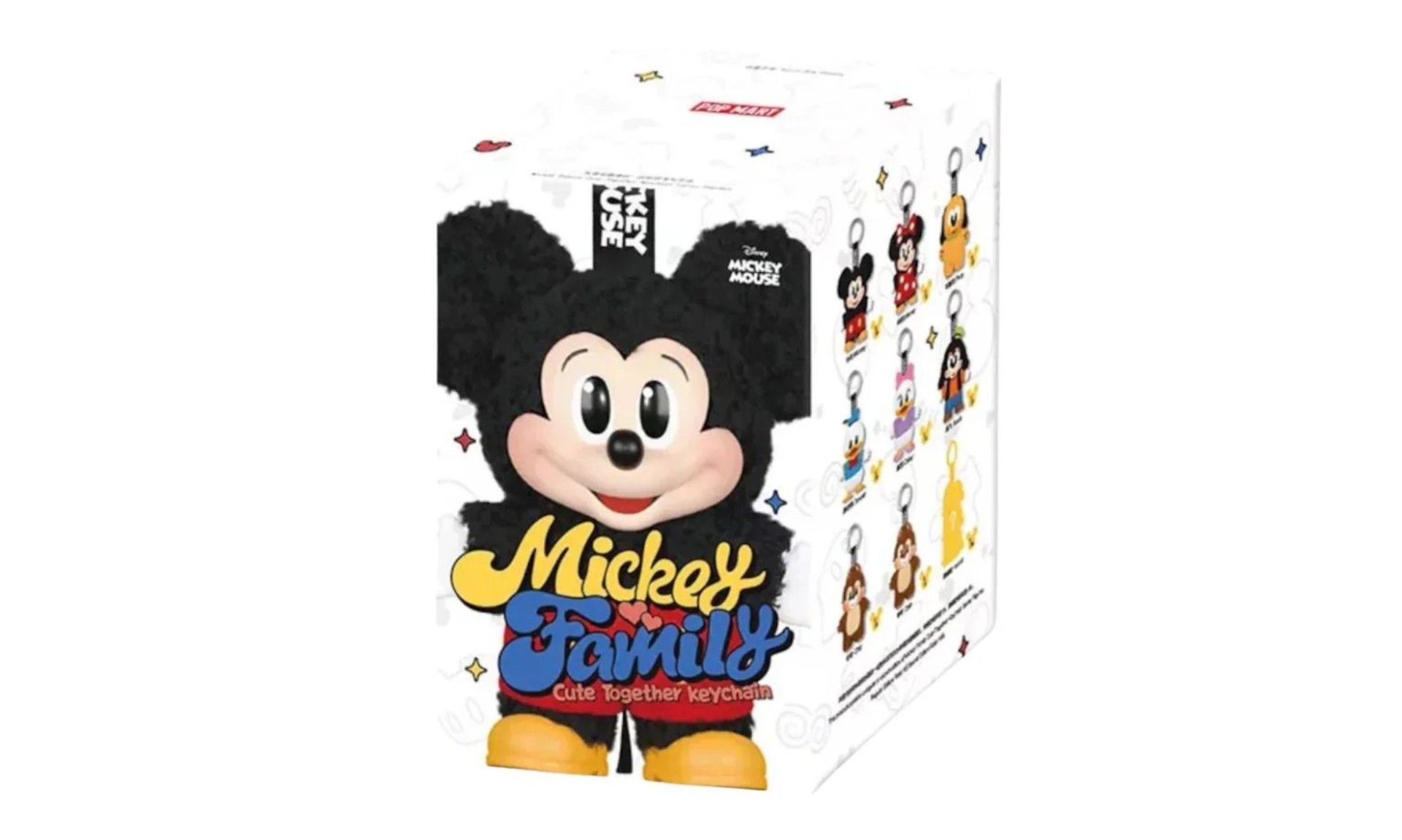Pop Mart Disney Mickey Family Together Series Plush Keychain Single Blind Box