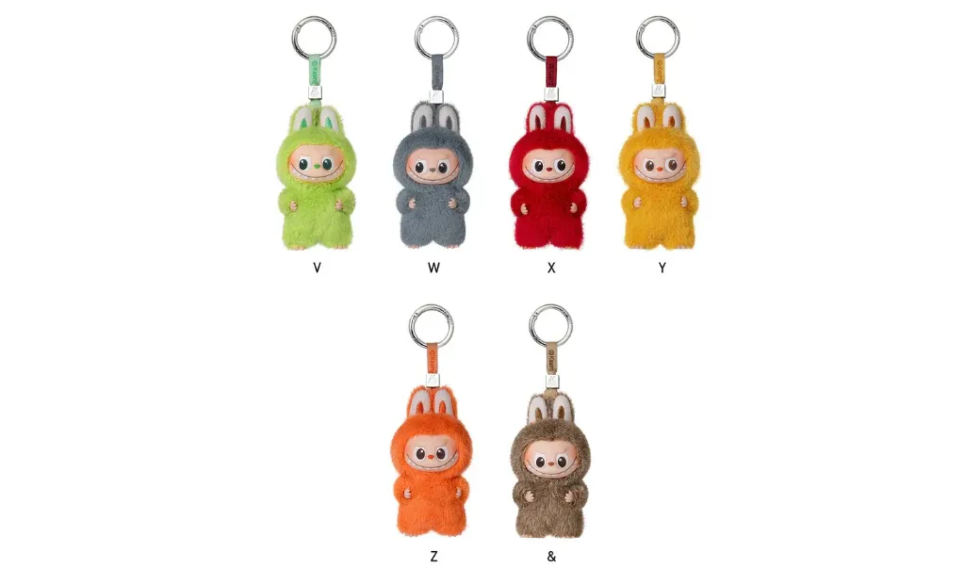 Pop Mart Labubu The Monsters Pin for Love Series Vinyl Plush Pendant (N-Z) Sealed Case (14 Blind Box) | OVERCEZ