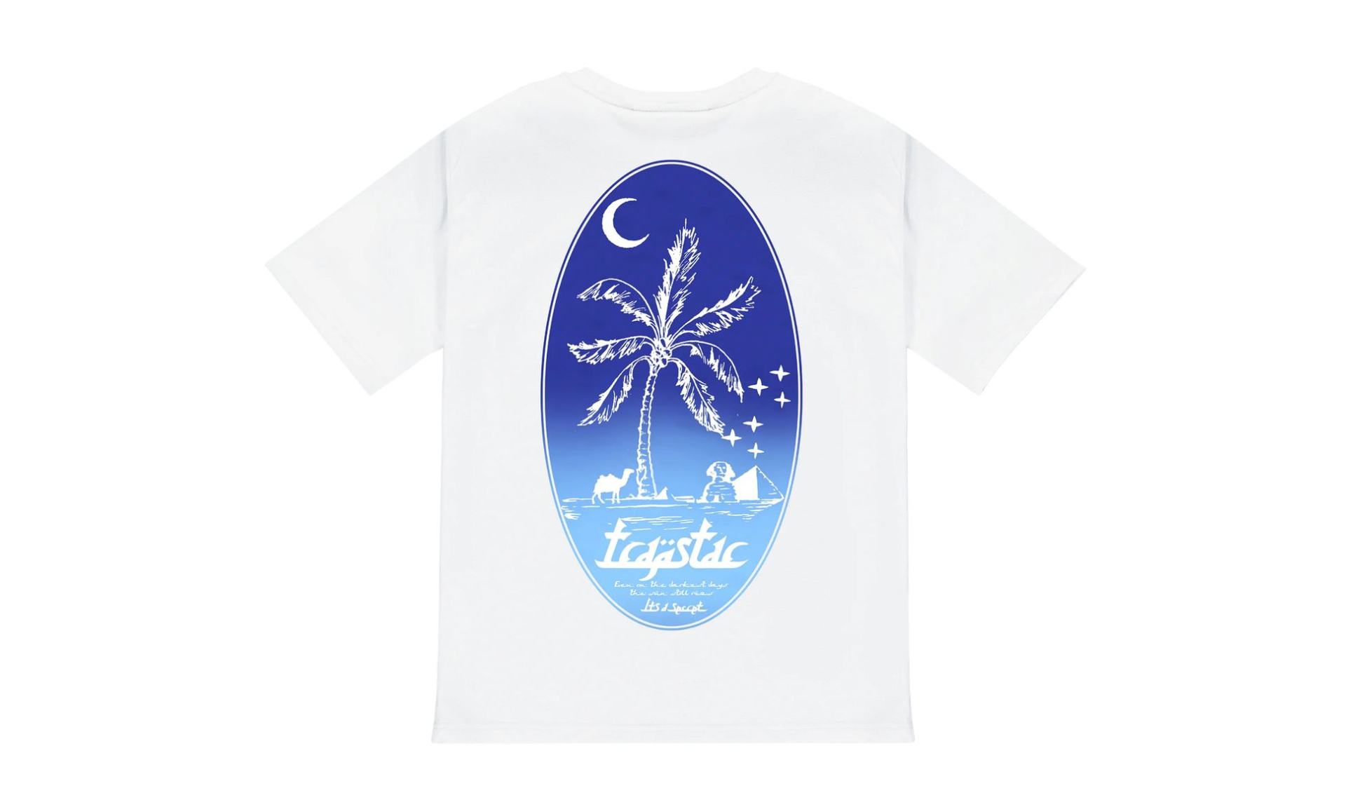 Trapstar Sun Will Rise Tee White | OVERCEZ
