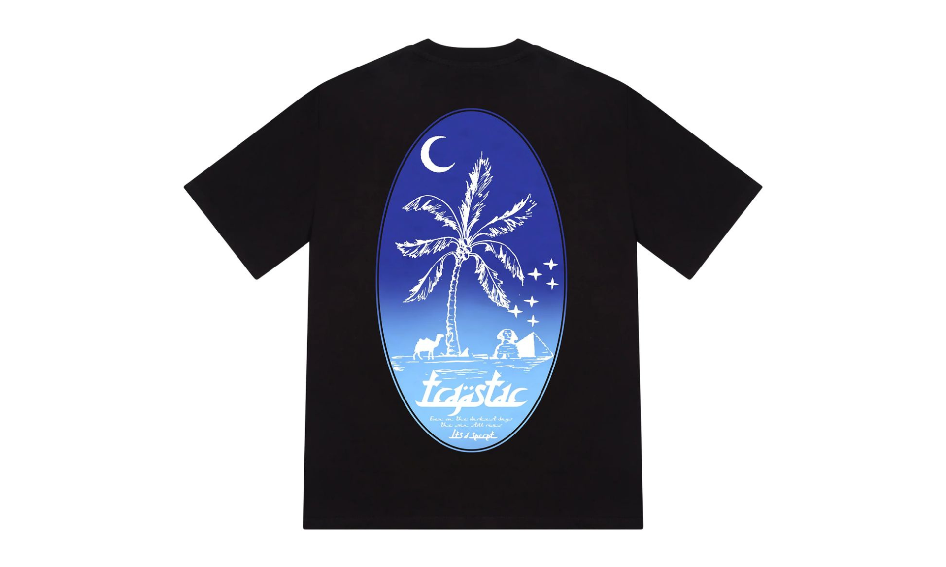 Trapstar Sun Will Rise Tee Black | OVERCEZ