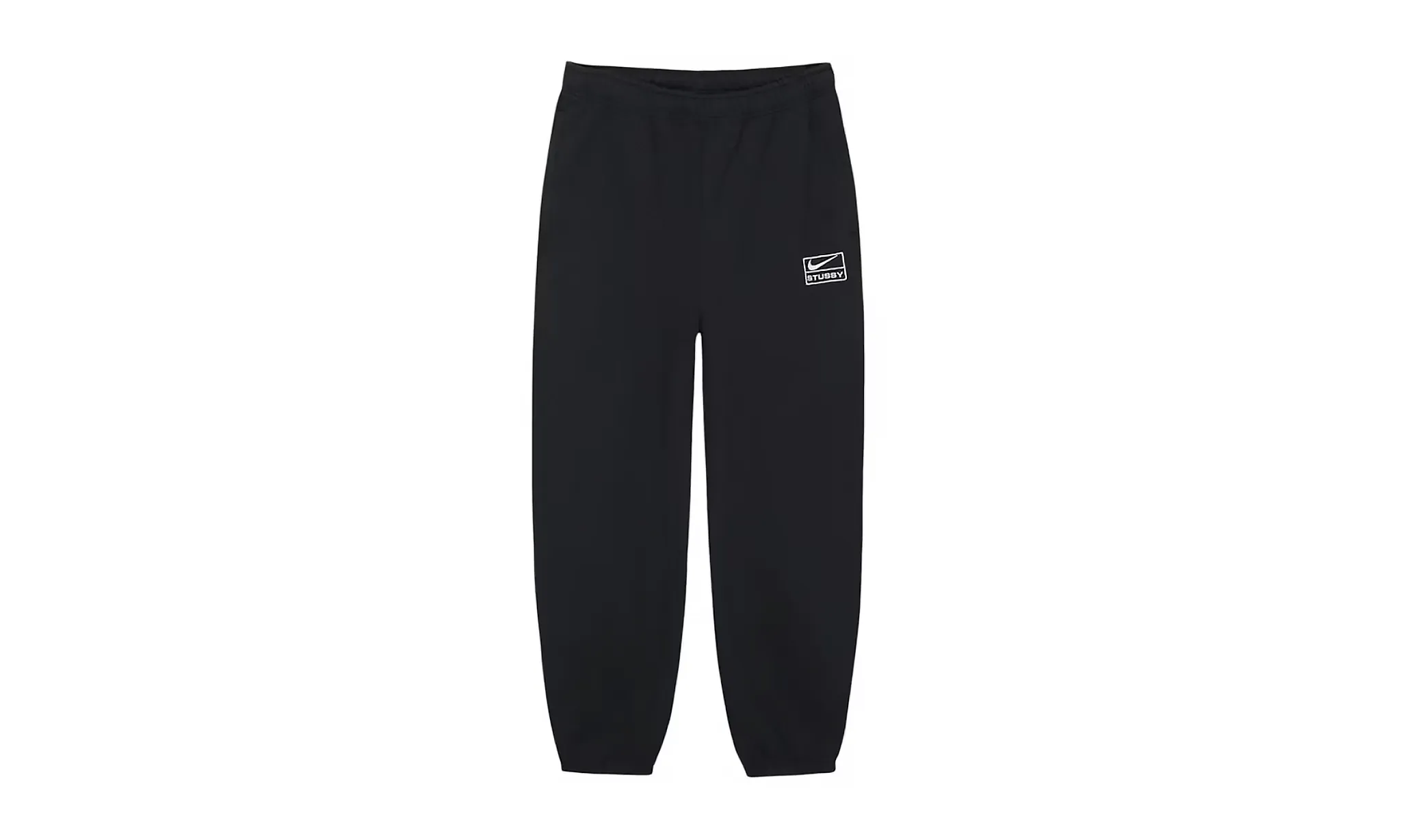Nike x Stussy Stone Washed Fleece Pant Black | OVERCEZ