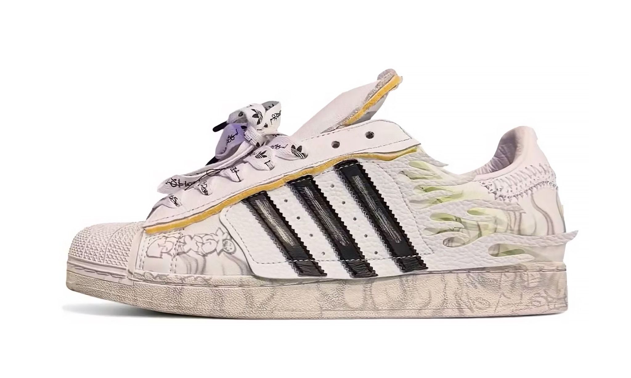 Adidas Superstar Hellstar White | OVERCEZ