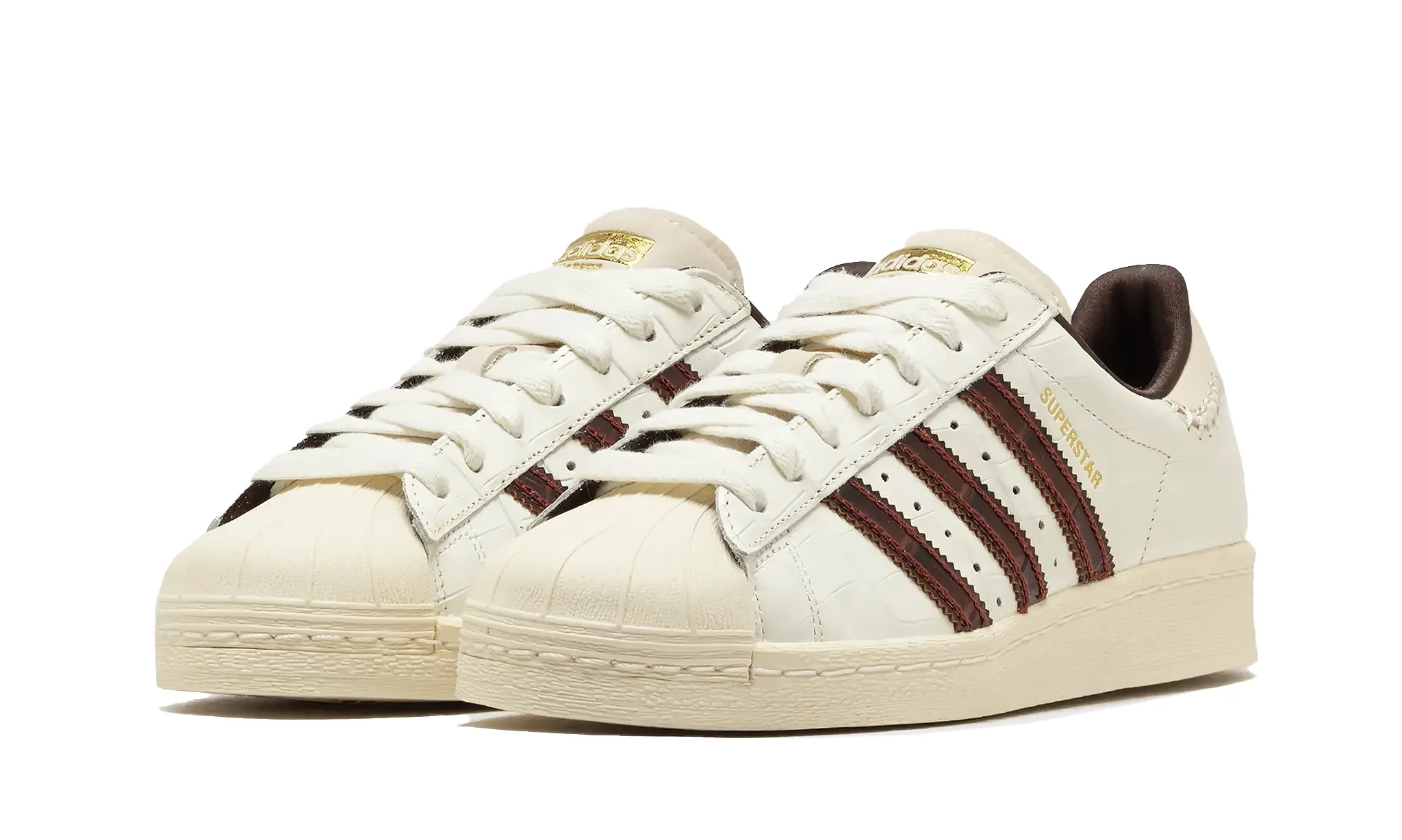 Adidas Superstar Wales Bonner White Brown Croc | OVERCEZ