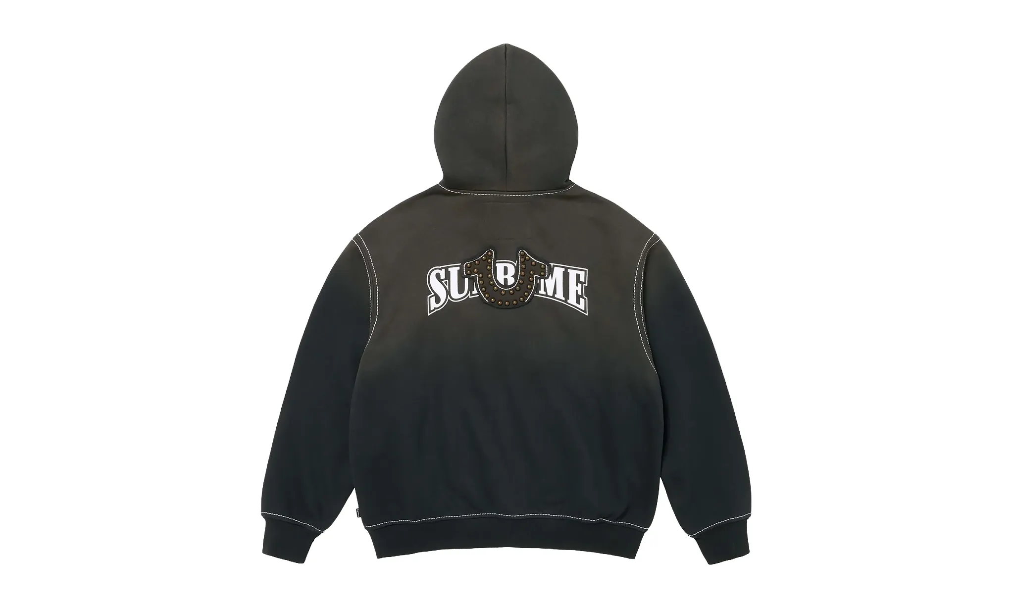 Supreme MM6 Maison Margiela Foil Box Logo Hooded Sweatshirt Black
