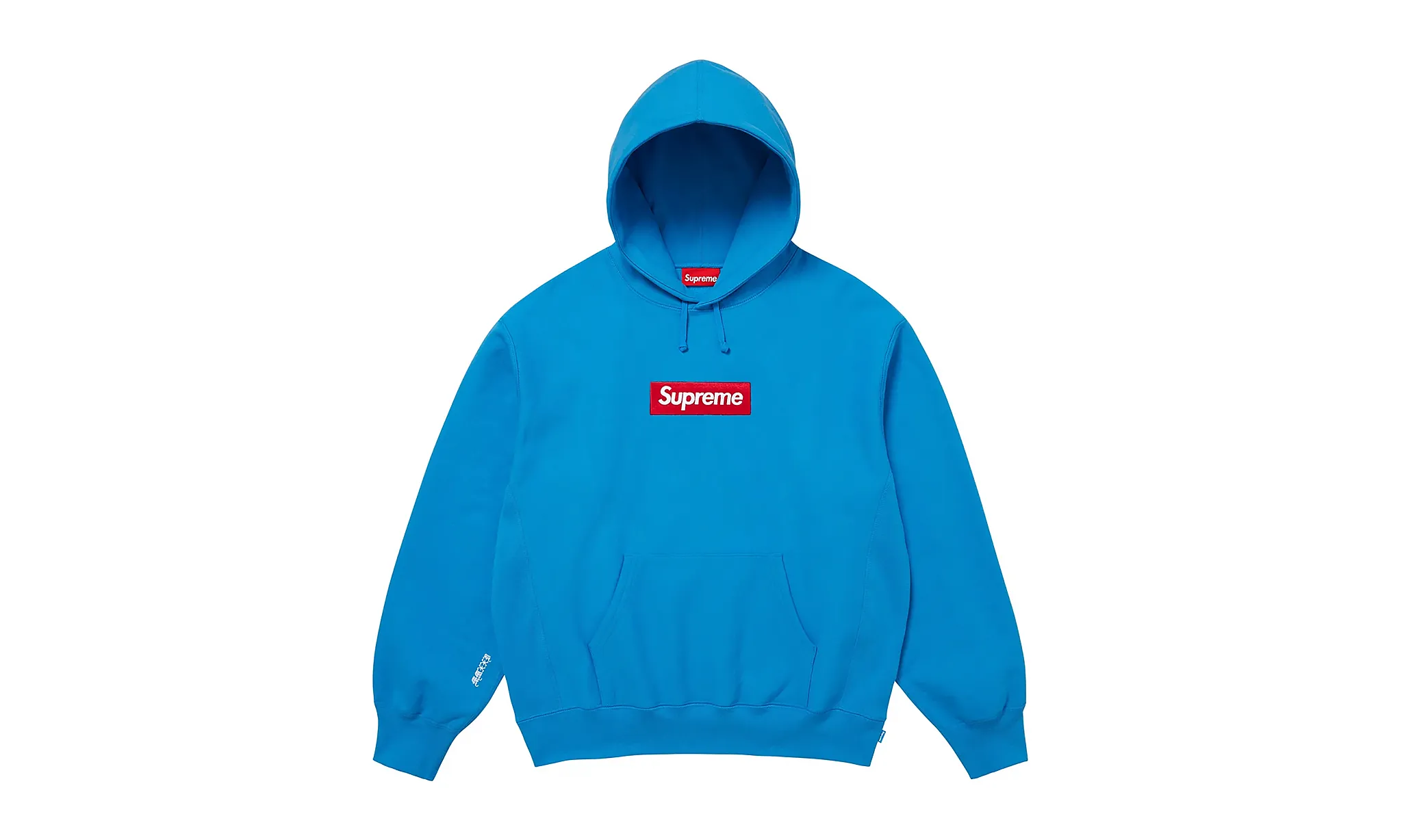Supreme Box Logo Hooded Sweatshirt Blue (FW25) | Limited Sneakers