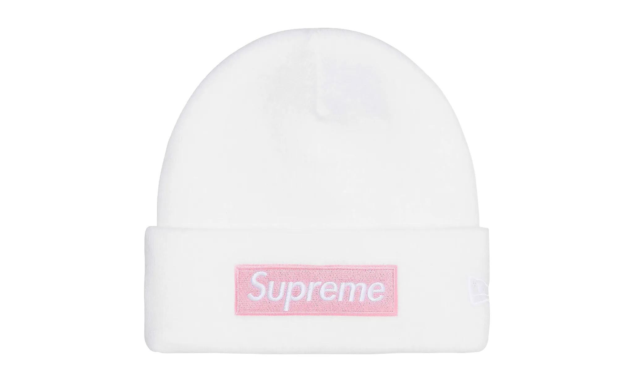 Supreme New Era Box Logo Beanie Pink (FW25) | Limitowane Sneakersy