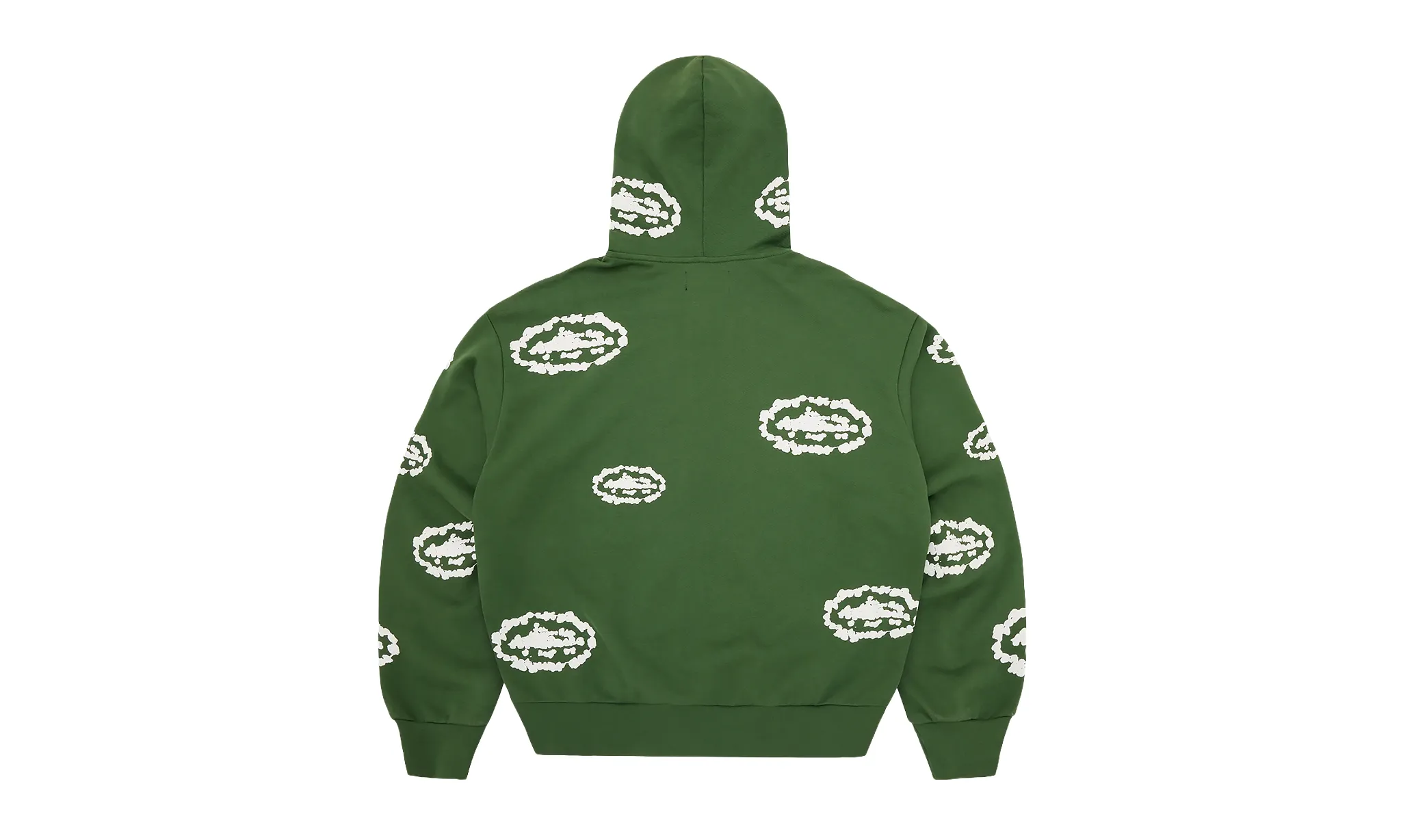 Corteiz x Denim Tears Island Wreath Zip Hoodie Green | OVERCEZ