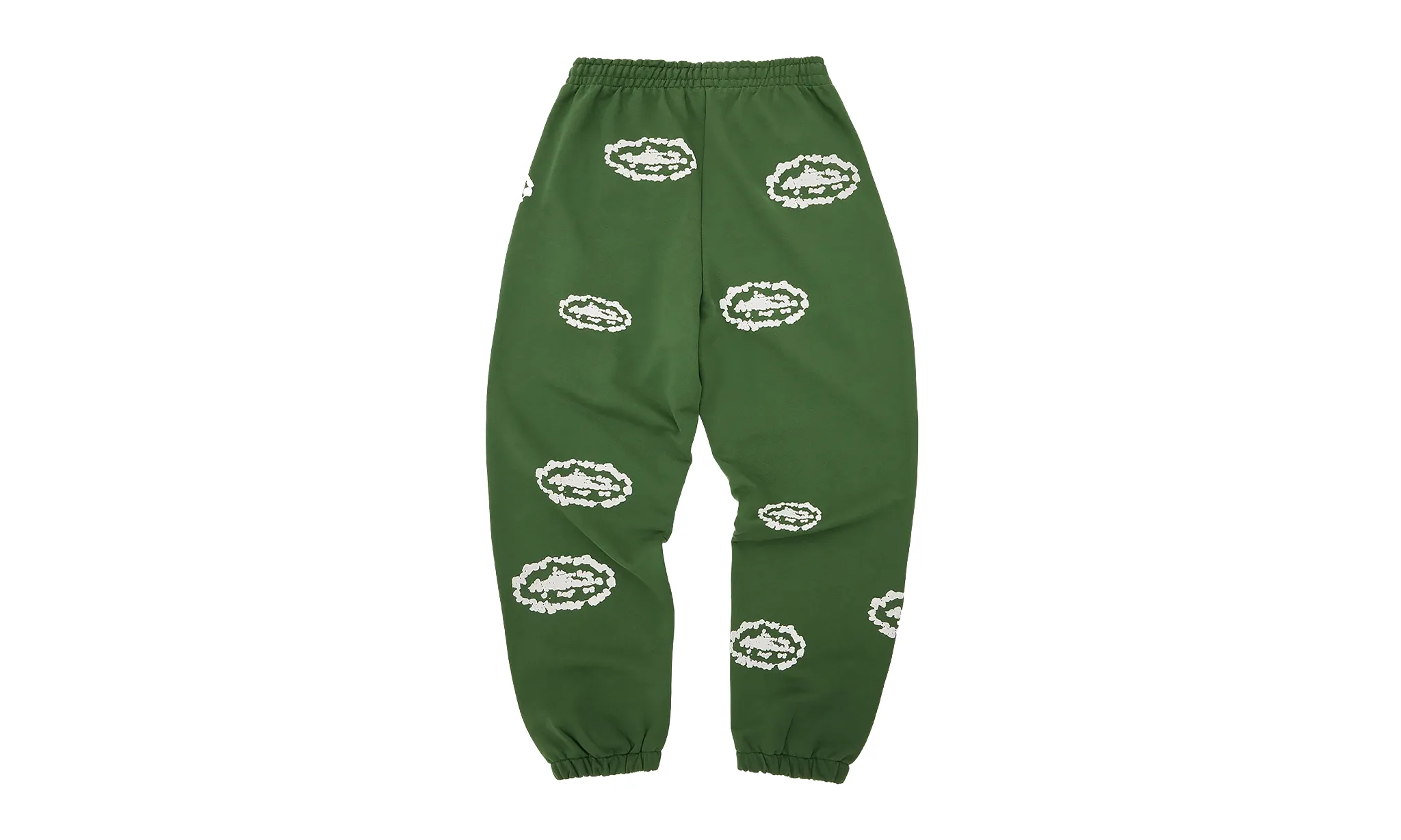 Corteiz x Denim Tears Island Wreath Sweatpant Green | OVERCEZ