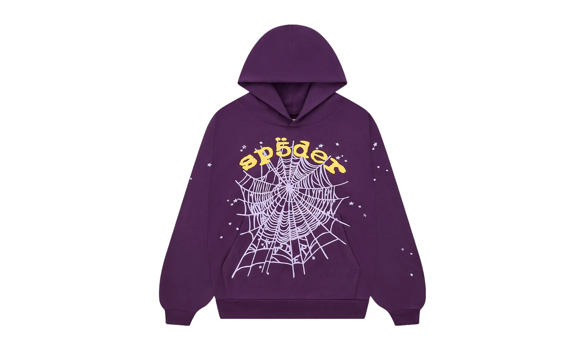 SP5DER Star OG Web V2 パーカー　purple S Sp5der Star OG Web V2 Hoodie Purple | Limitowane Sneakersy i