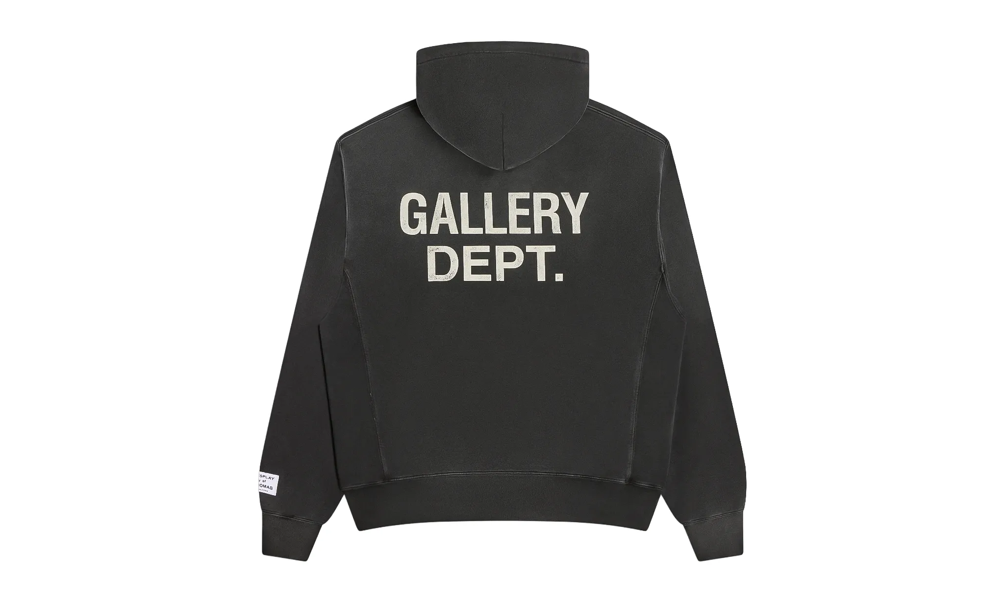 Gallery Dept. Paint Logo Hoodie Vintage Black | OVERCEZ