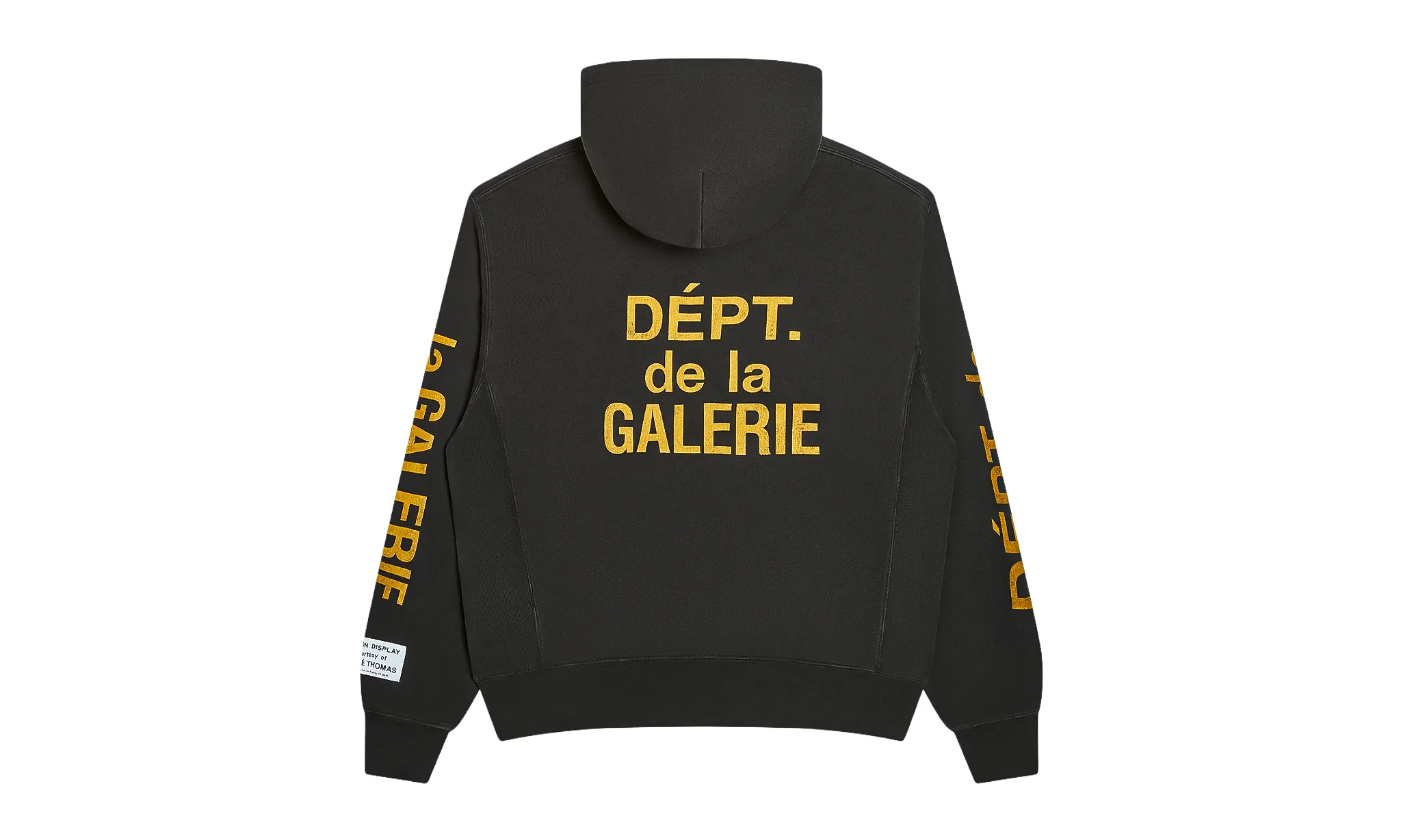 Gallery Dept. De la Galerie Hoodie Black | OVERCEZ