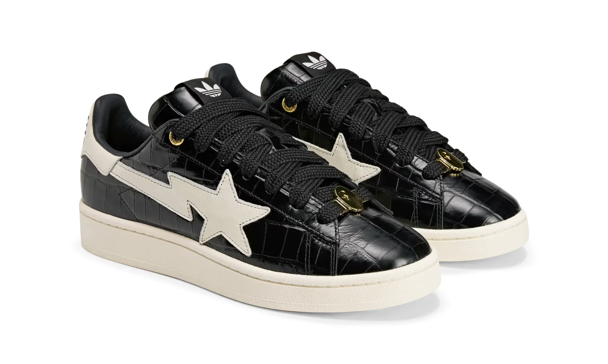 Adidas Campus 00s Bape World Cup Pack Black White | OVERCEZ