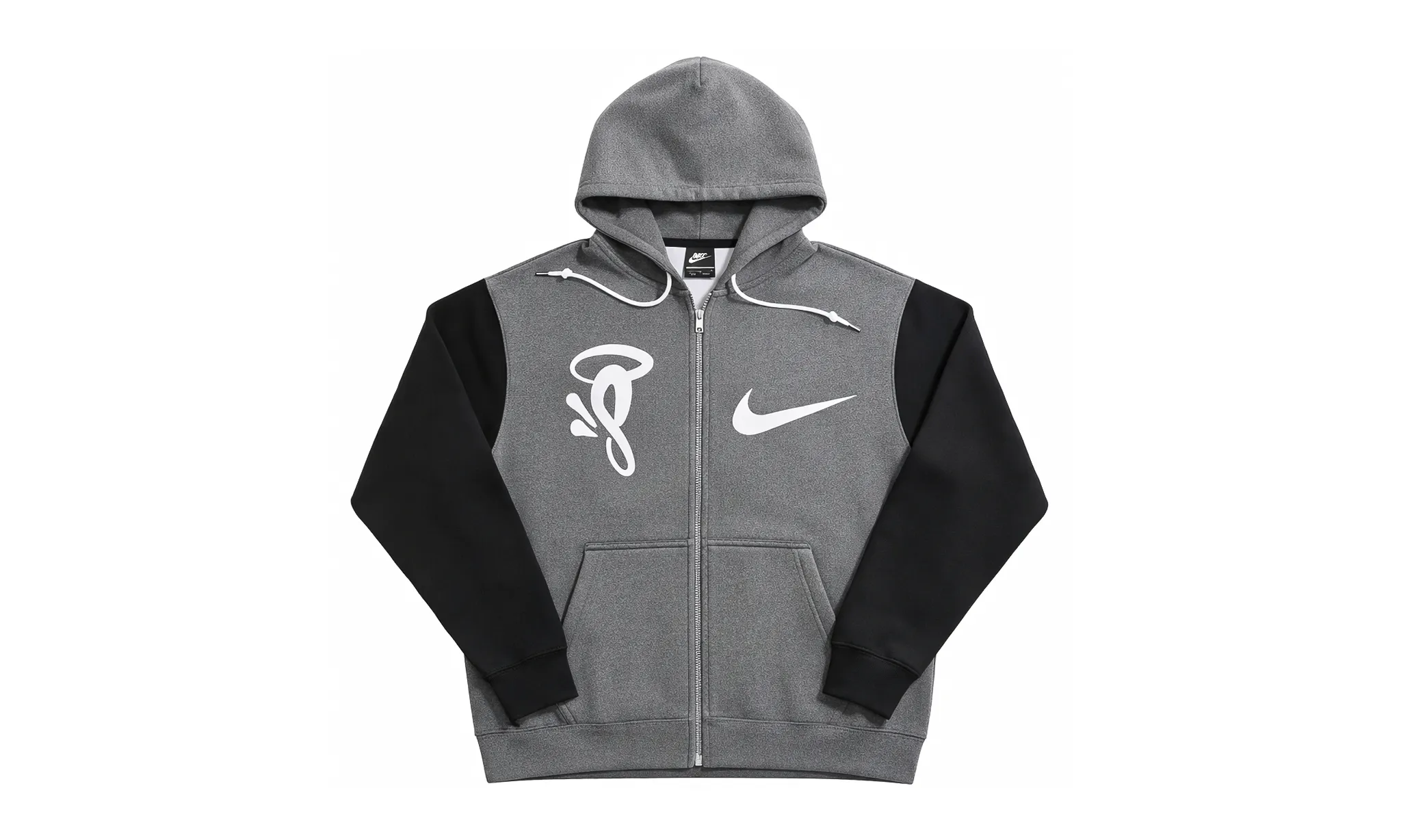 Nike x Syna Solo Swoosh Fleece Full-Zip Hoodie Grey | Limitowane Nike x Syna Solo Swoosh Fleece Full-Zip Hoodie Grey | Limitowane