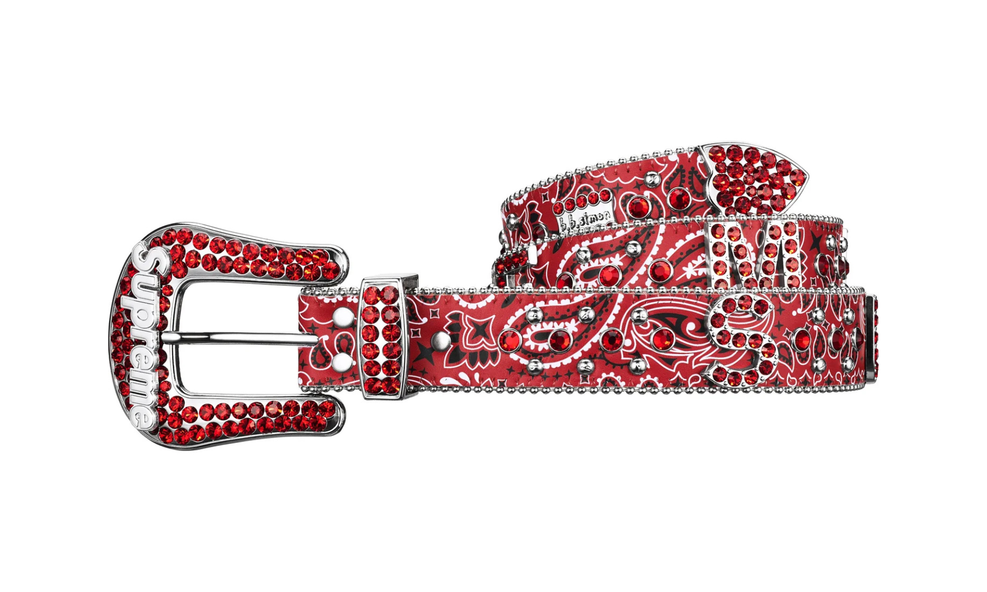 小物 Supreme b.b. Simon Bandana Belt Medium Supreme b.b. Simon Bandana Belt Red | Limited Sneakers & Apparel