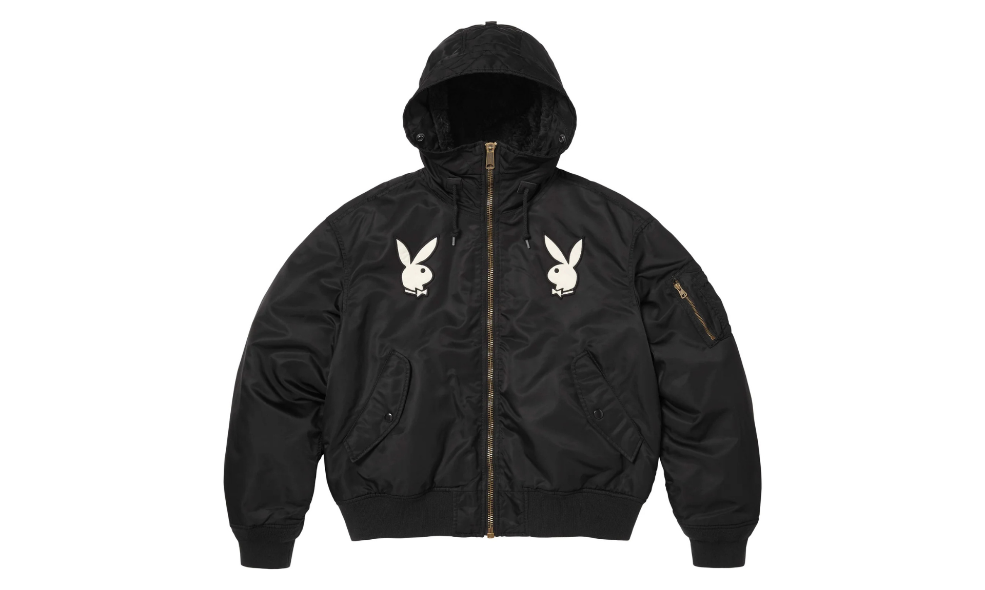 ジャケット・アウター Supreme 26ss playboy hooded MA-1 navy M Supreme Playboy Hooded MA-1 Navy Men's - SS26 - US