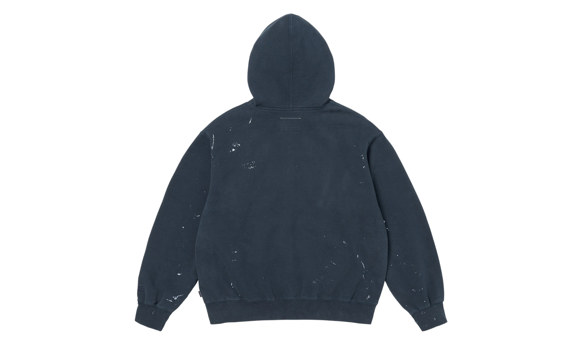 Supreme MM6 Maison Margiela Box Logo Zip Up Hooded Sweatshirt Navy | OVERCEZ