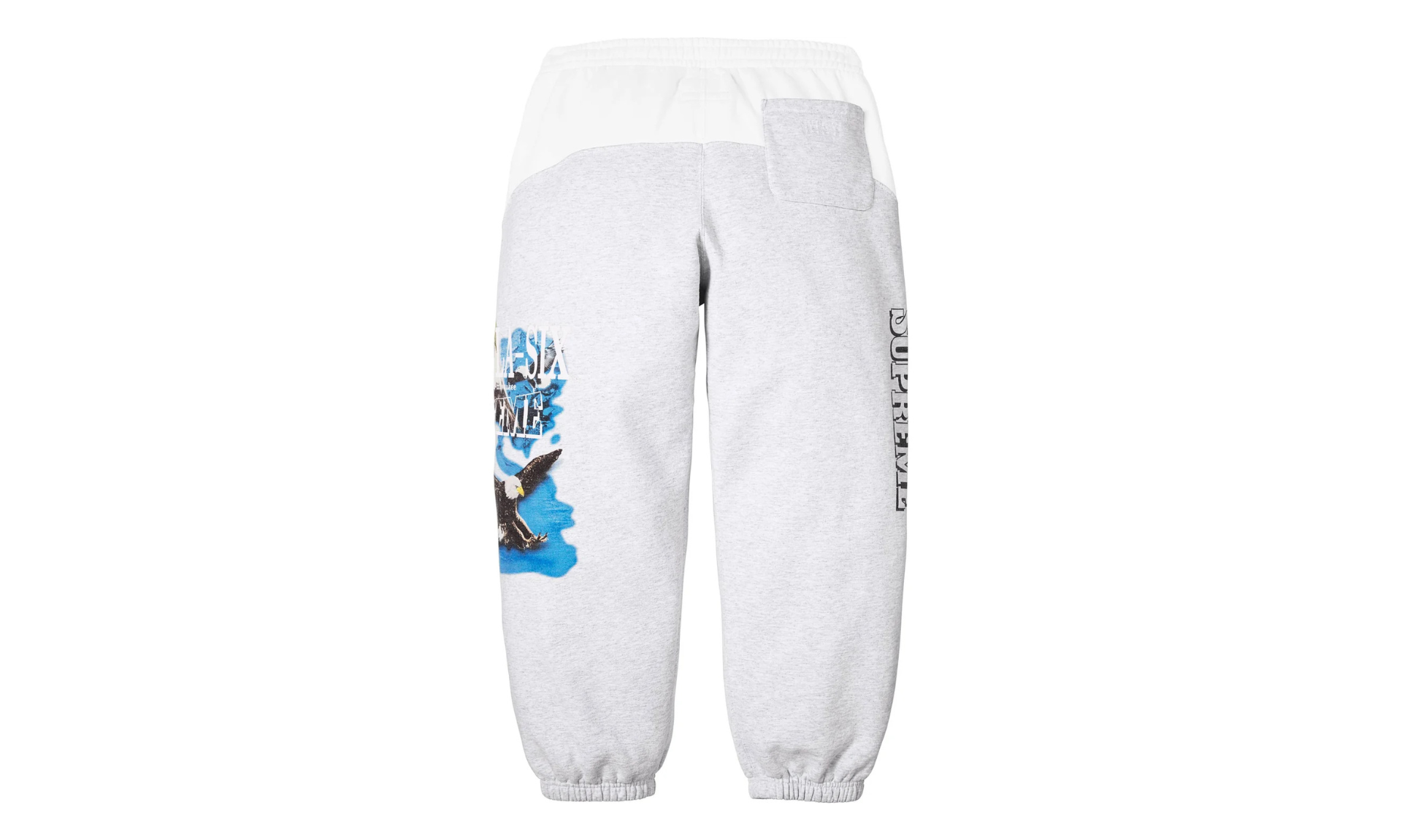 Supreme MM6 Maison Margiela Eagle Sweatpant White Grey | OVERCEZ