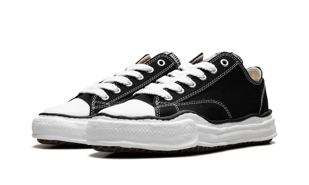 Maison Mihara Yasuhiro Peterson OG Sole Canvas Low Black | OVERCEZ