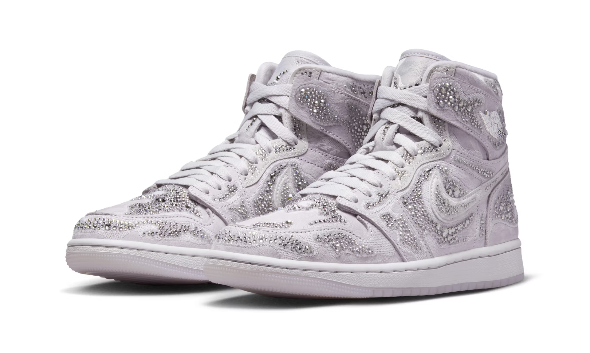 Air Jordan 1 Retro High OG Swarovski Vast Grey (W) | OVERCEZ