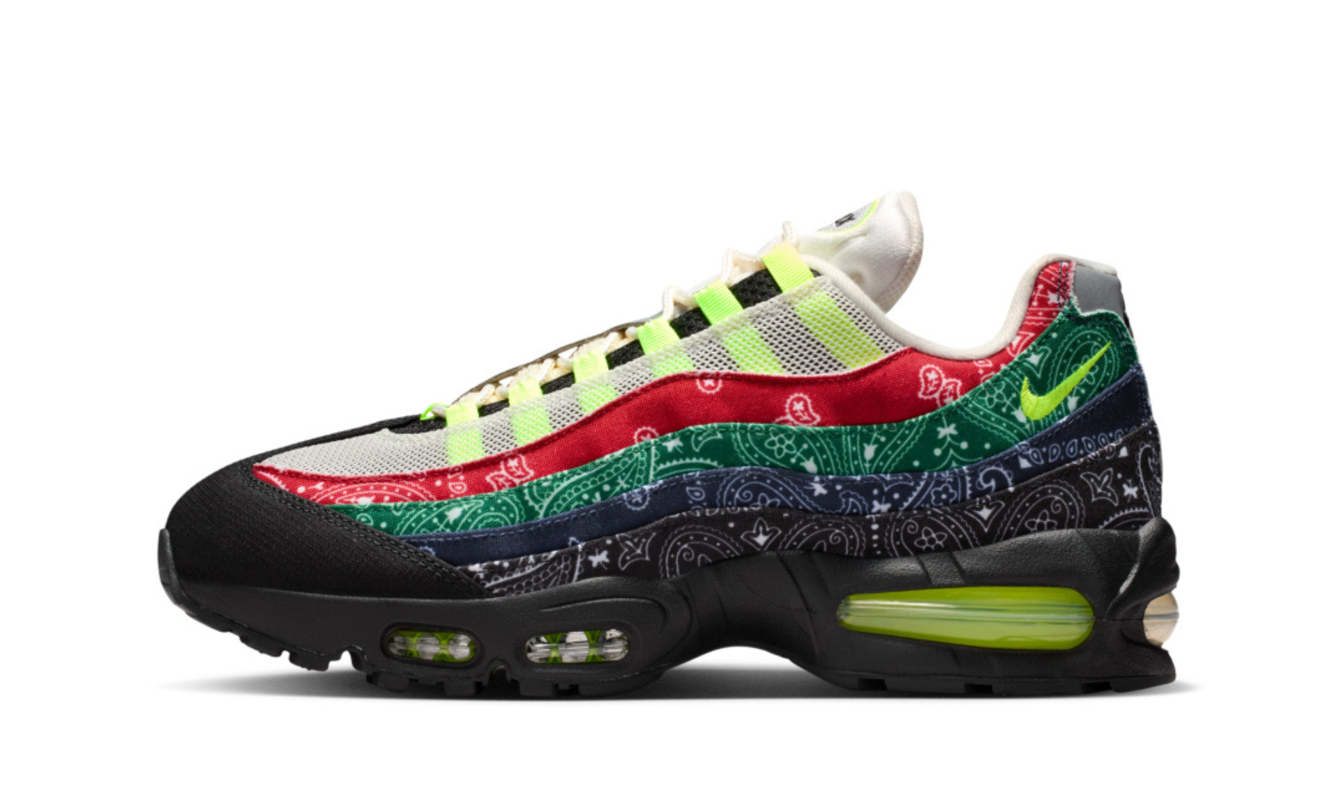 Nike Air Max 95 OG Big Bubble Neon Paisley Bandana | OVERCEZ