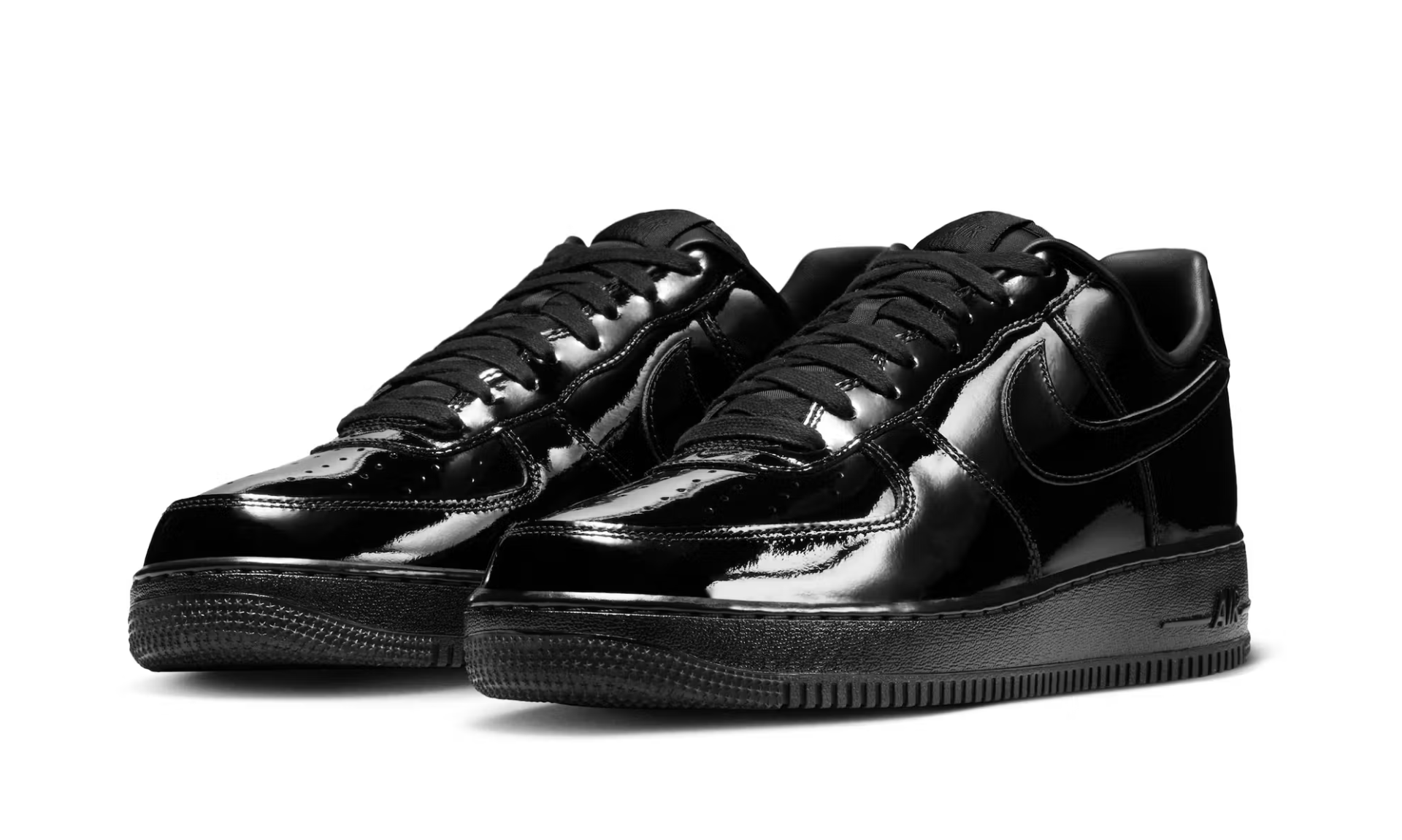 Nike Air Force 1 Low '07 Premium Black Patent | OVERCEZ