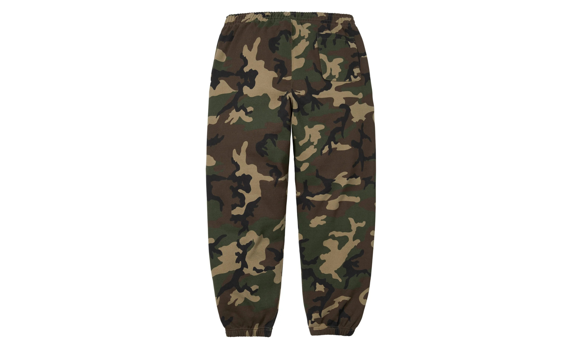 Supreme Satin Applique Sweatpant Woodland Camo | OVERCEZ